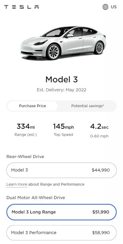 US: Tesla Model 3/Y Prices Increase By $1,000