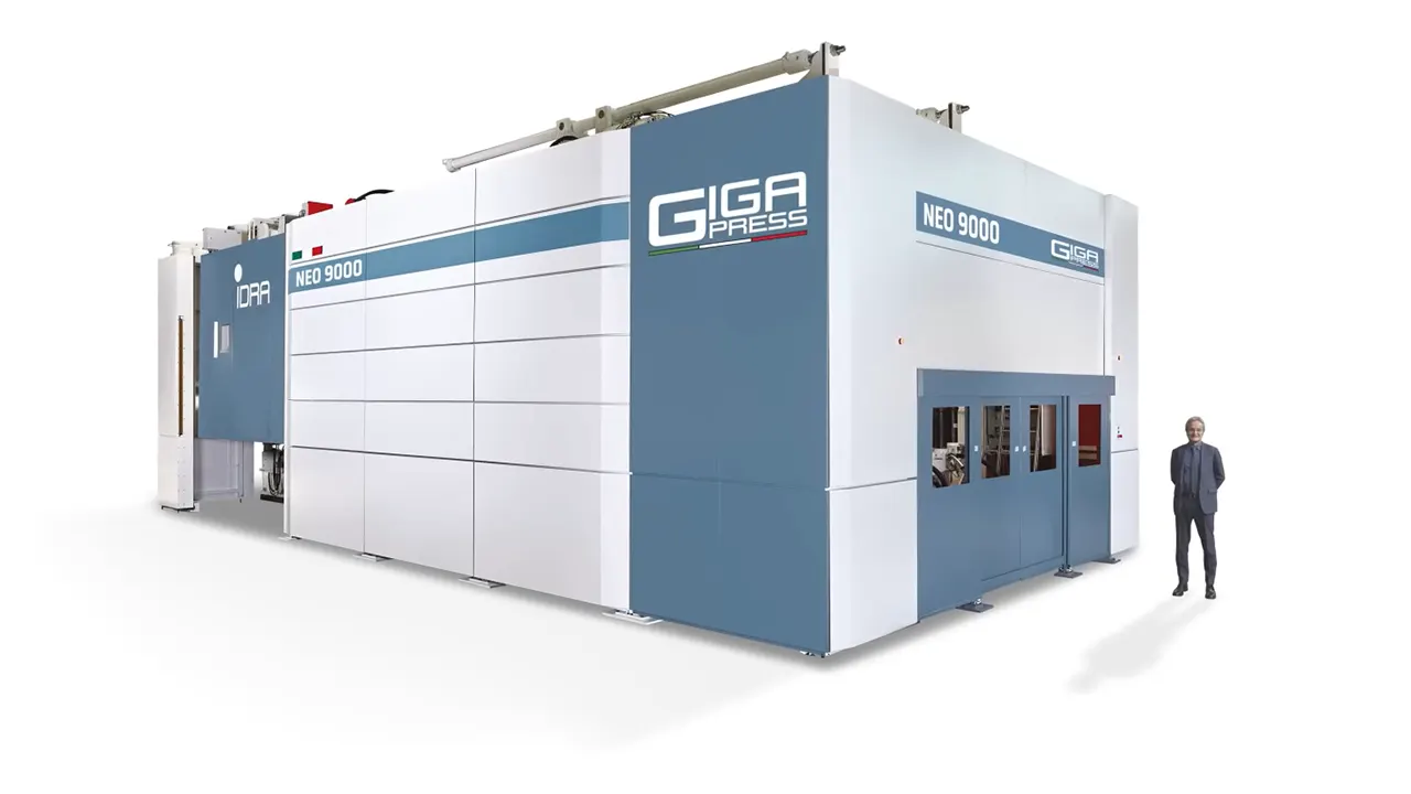 IDRA Group's 9,000-ton Giga Casting machine is for the Tesla