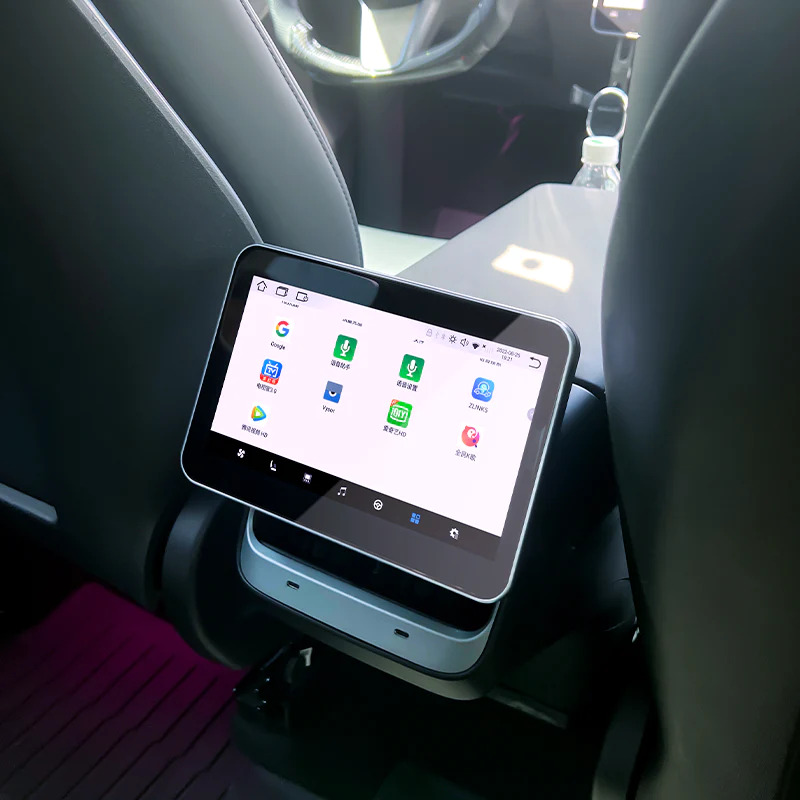 How about a Tesla Model 3 & Model Y rear screen with climate control, video  streaming, and games - Tesla Oracle