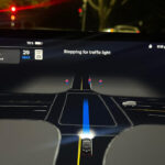 New driving visualizations of Tesla's FSD Beta v11.3 self-driving software.