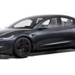 Tesla Model 3 Performance (Highland Ludicrous) in Stealth Grey color as shown in Tesla’s online car configurator.