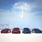 Tesla: The most America-made car in the United States. From left to right: Tesla Model S, Model X, Model Y, and Model 3.