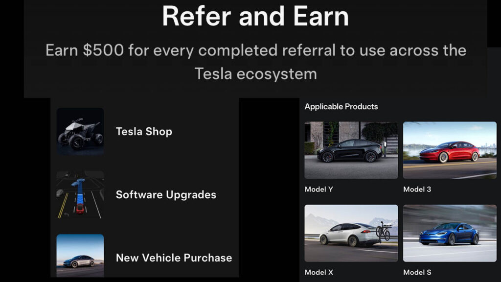 Tesla relaunches the new 2024 Referral Program.