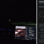 Tesla Cybertruck FSD and End-to-End on Highway deployed with FSD v12.5.5 (2024.32.20).