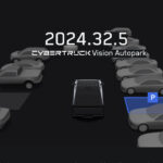 Tesla starts the rollout of Cybertruck Vision Autopark in the OTA update version 2024.32.5.