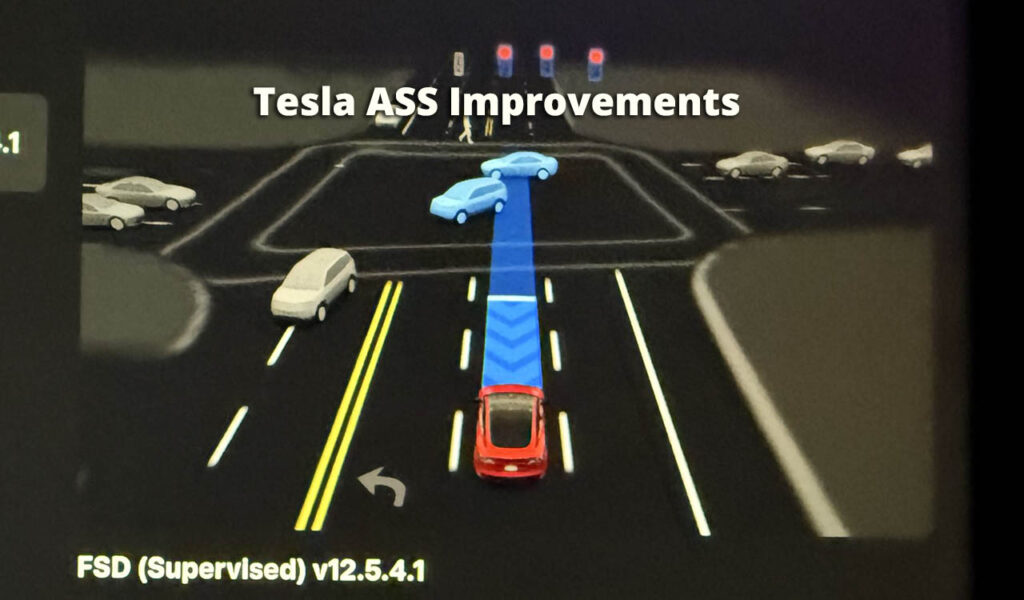 Tesla brings improvements to Actually Smart Summon (ASS) in FSD v12.5.4.1 (2024.32.10).