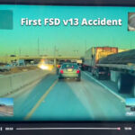 Tesla Autopilot FSD v13.2.1 handles its first accident better than a human driver would.